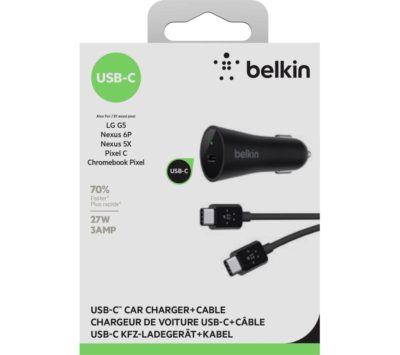 BELKIN F7U004bt04-BLK USB Car Charger - Black BELKIN F7U004bt04-BLK USB Car Charger - Black